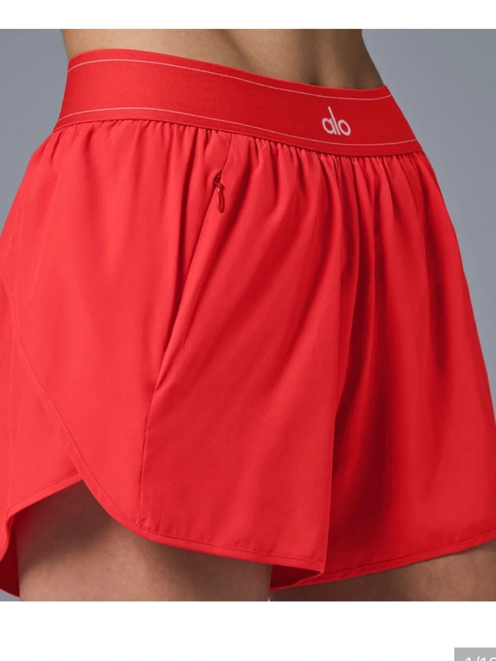 ALO Yoga Women's Athletic Shorts in Red